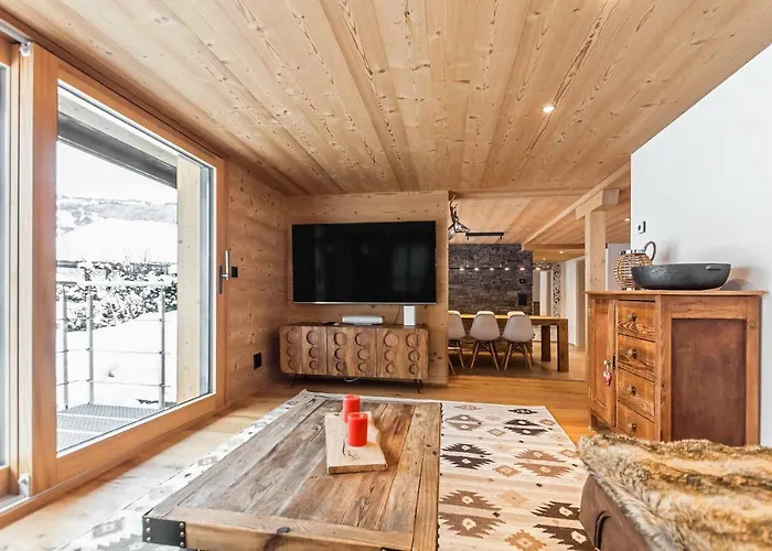 Chic Alpine For 5 - Perfect For Skiers Lejlighed